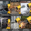 Soprador De Folhas Turbo Portáti Soprador Turbo Port 21V Recarregável 2 Baterias Bivolt Forte